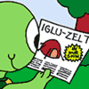 Kiki beim Zelten