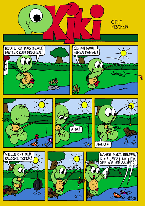 Kiki geht fischen