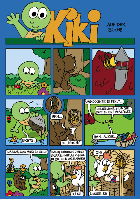 Kiki auf der Suche