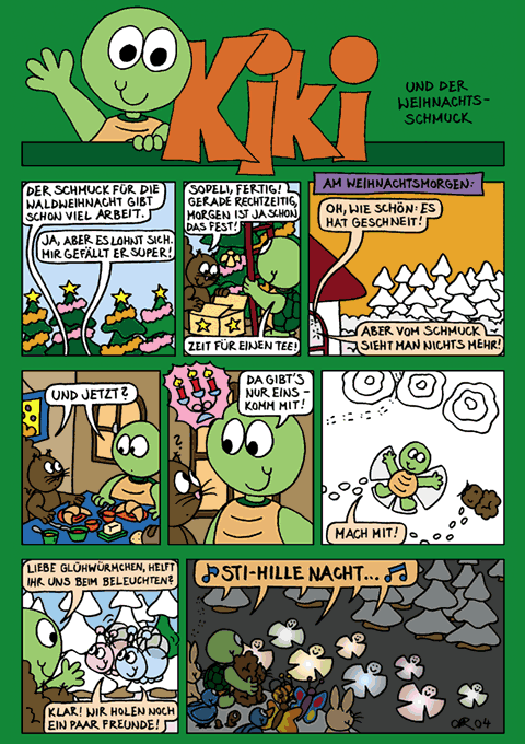 Kiki und der Weihnachtsschmuck