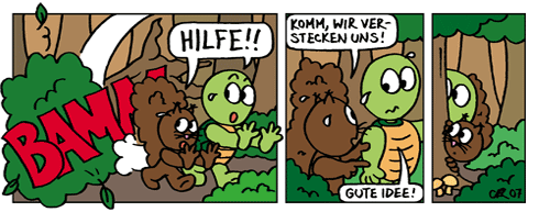Bumm - da kommt etwas geflogen!