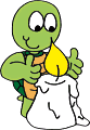Kiki mit Kerze