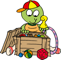 Kiki und seine Spielkiste