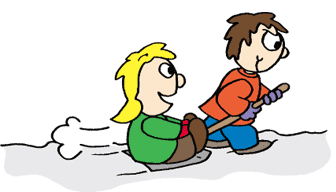 Schneeschaufelrennen