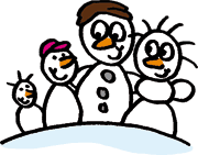 Schneemannfamilie